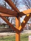 Stavební materiály: dřevo na pergole